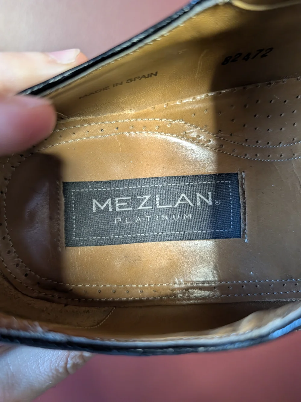 MEZLAN PLATINUM Ostrich & Alligator Exotic Leather Square Toe Derby Shoes Spain
